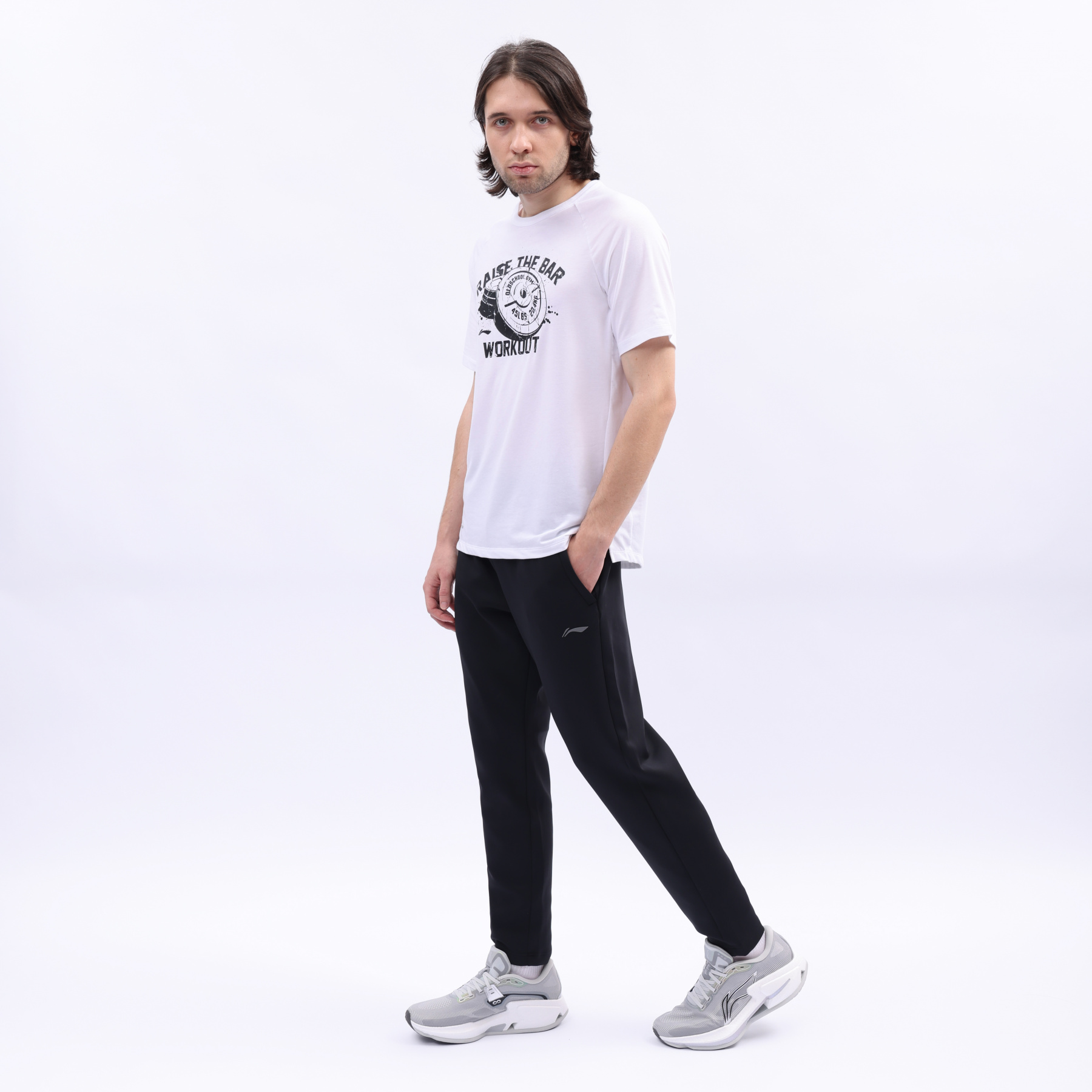 ATSU007-5 Футболка Fitness белая